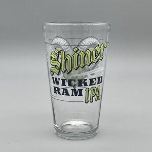 Shiner Wicked Ram IPA Logo 16 Oz. Pint Beer Glass